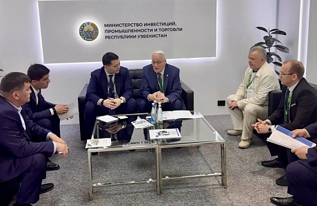 Николай Симонов и Алишер Дусчанов запланировали организацию бизнес-миссии в Хорезмскую область Николай Симонов и Алишер Дусчанов запланировали организацию бизнес-миссии в Хорезмскую область